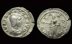 Julia Maesa, Denarius, Pietas Reverse